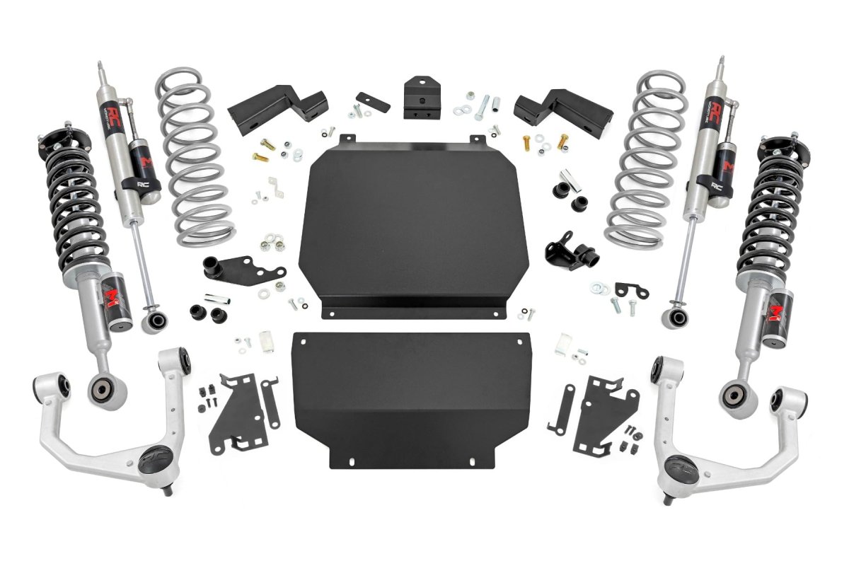Toyota Tundra Suspension Lift Kit - Front + Rear - Rough Country - 3.5 Inch M1R - '22-'26